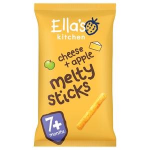 Ella's Kitchen Organic Cheese & Apple Melty Sticks Baby Snack 7+ Months 16g - gallery image 3