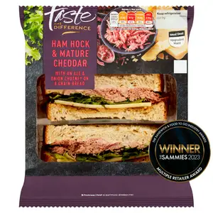 Sainsbury's On the Go Ham Hock & Mature Cheddar Sandwich