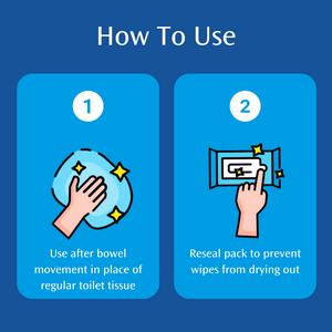 Anusol Soothing & Cleansing Flushable Wipes x30 - gallery image 3