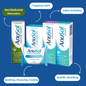 Anusol Soothing & Cleansing Flushable Wipes x30 - gallery image 5