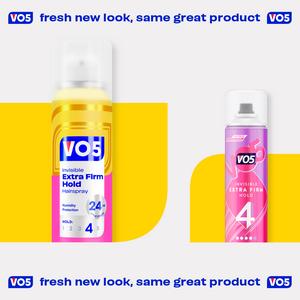 Vo5 Extra Firm Hold Hair Spray 400 ML - gallery image 5