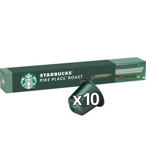 Starbucks by Nespresso Pike Place Coffee Pods x10 - gallery image 2
