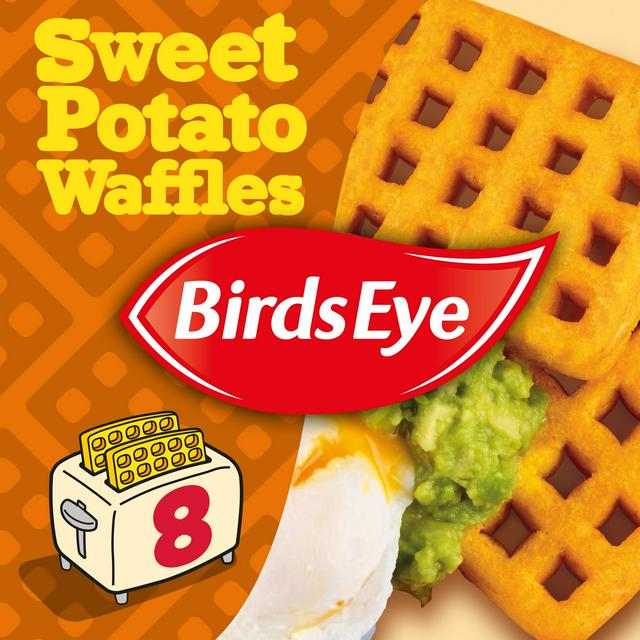 Birds Eye Sweet Potato Waffles X8 464g Sainsbury S