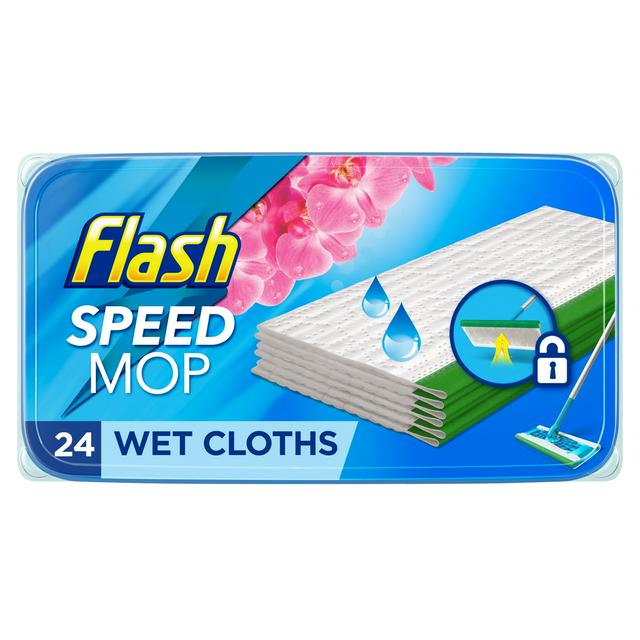 Flash Speedmop Wet Cloth Refills Lemon Multi-Surface x24
