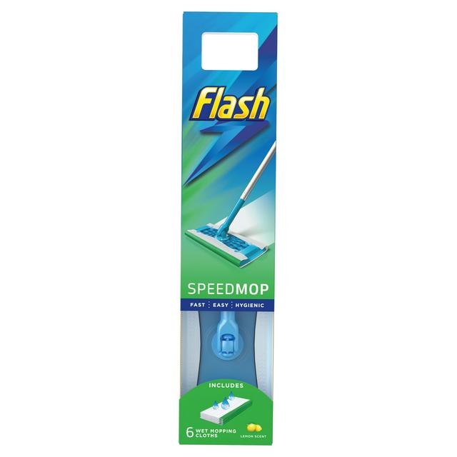 4X24 Pack Flash Speedmop Wet Cloths Refills Lemon Multi-Surface FREE DELIVERY