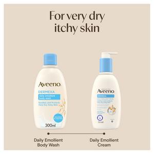 Aveeno Dermexa Daily Emollient Body Wash Unscented Soap Free 300ml - gallery image 5