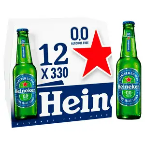 Heineken 0.0 Alcohol Free Lager Beer 12x330ml