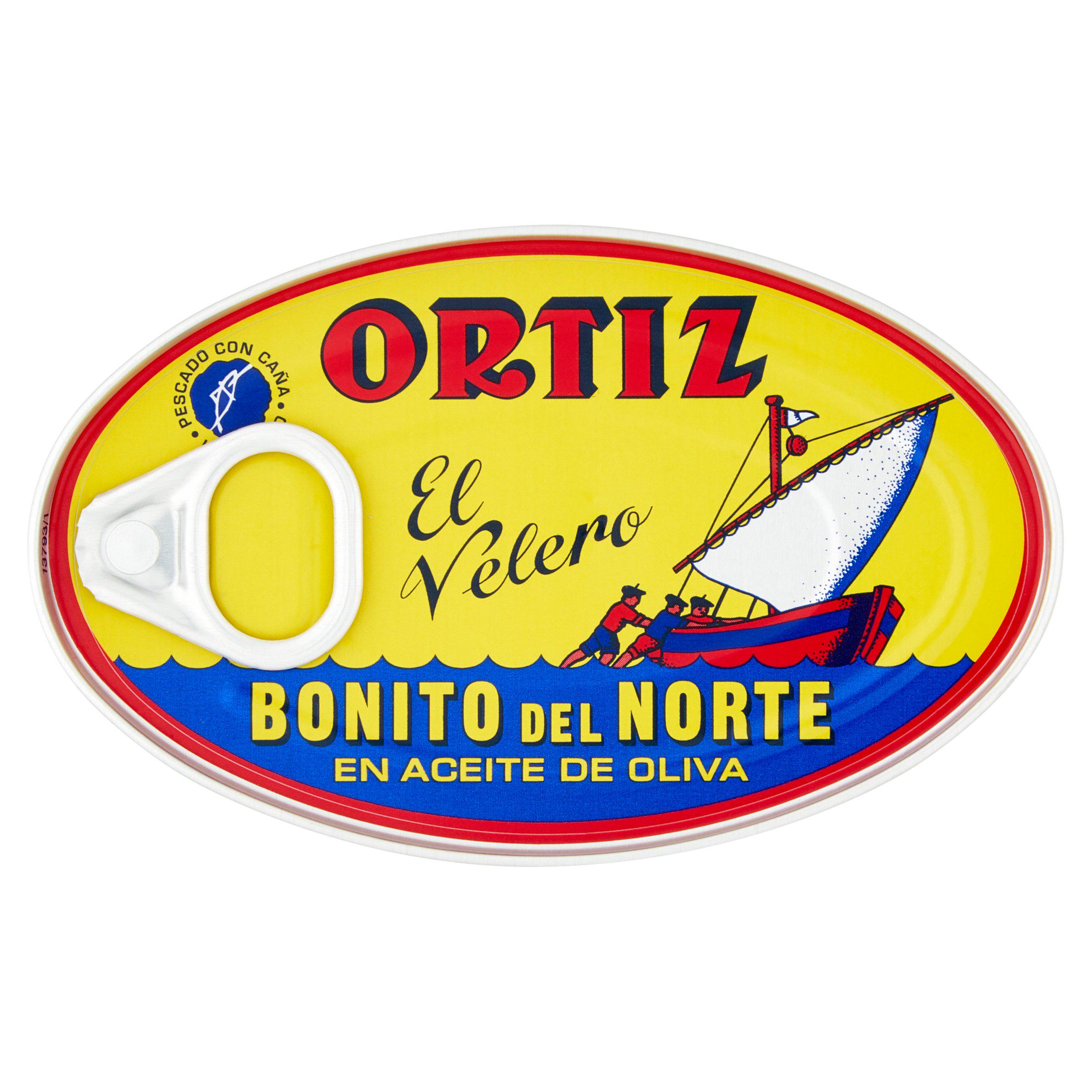 Ortiz El Velero White Tuna in Olive Oil Tin 112g