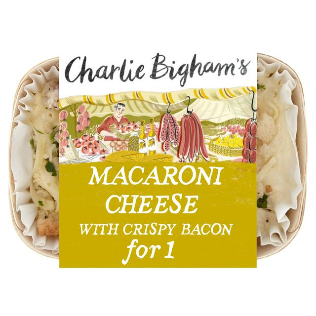 Charlie Bigham's Macaroni Cheese with Crispy Pancetta for 1 340g