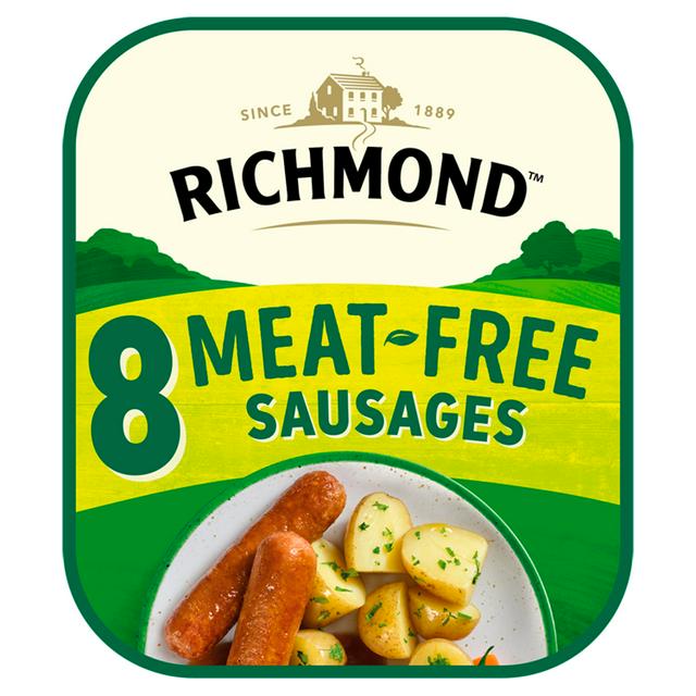 Richmond Meat Free Vegan Sausages X8 336G | Sainsbury's