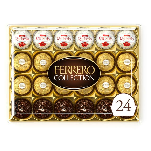 Ferrero Variety Pack (24 count) Assorted Hazelnut Chocolates and