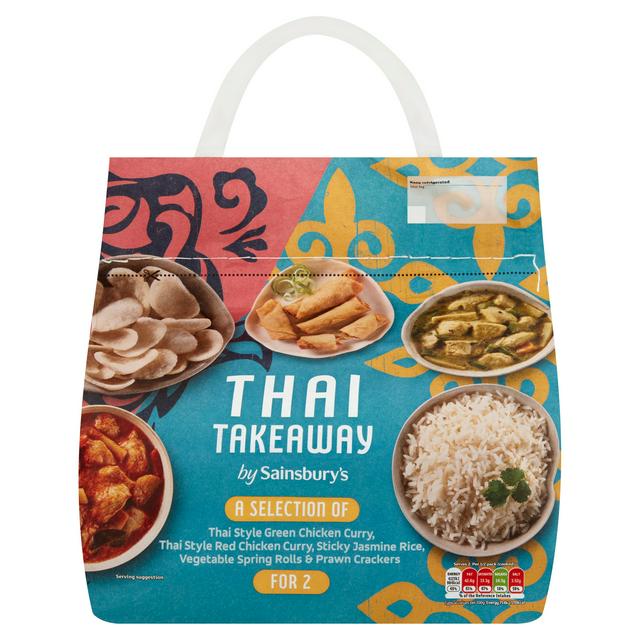 Sainsbury's Thai Takeaway Selection Ready Meal for 2 1.2kg