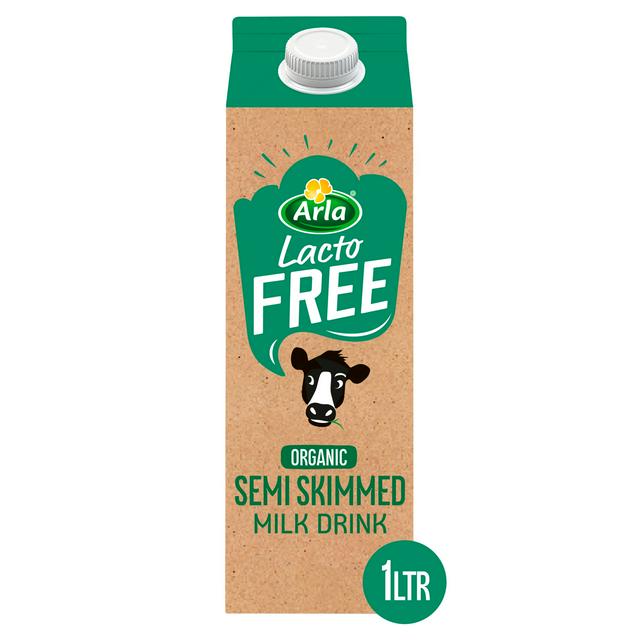 Arla Lactofree Organic Semi Skimmed Milk Drink 1 Litre Sainsbury S