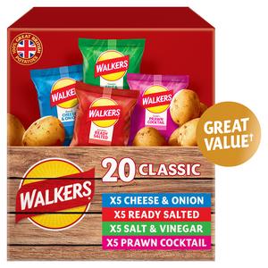 Walkers Classic Variety Multipack Crisps 20x25g - gallery image 2