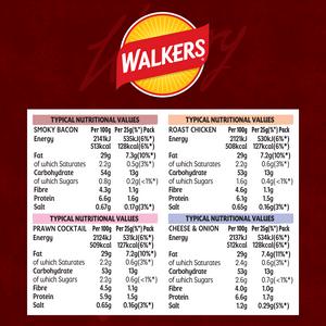 Walkers 14 x 25g Meaty Variety Multipack Crisps - gallery image 5