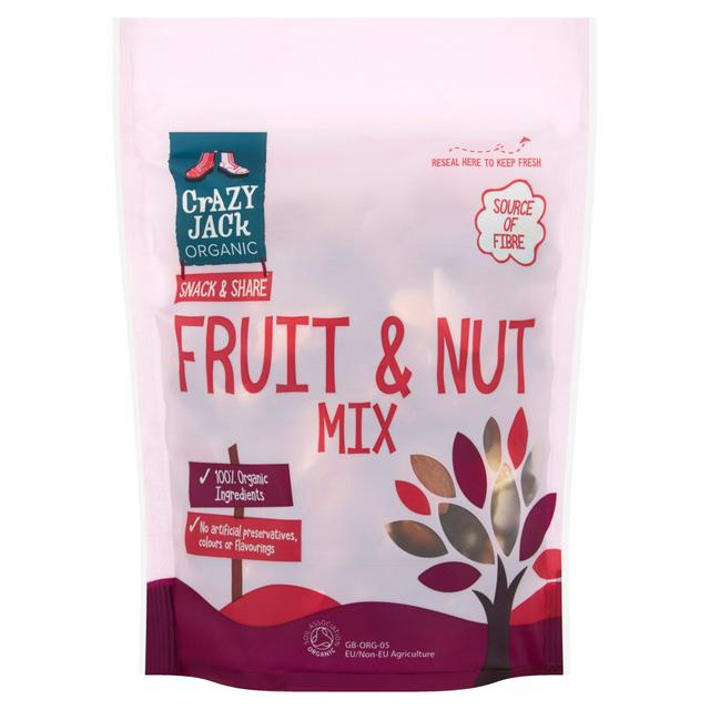 Crazy Jack 200g Organic Snack & Share Fruit & Nut Mix - gallery image 1