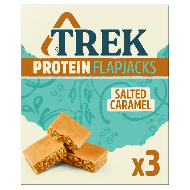 Trek Salted Caramel Protein Flapjacks 3x 50g