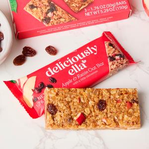 Deliciously Ella 3 x 50g Apple, Raisin & Cinnamon Multipack Oat Bars - gallery image 3