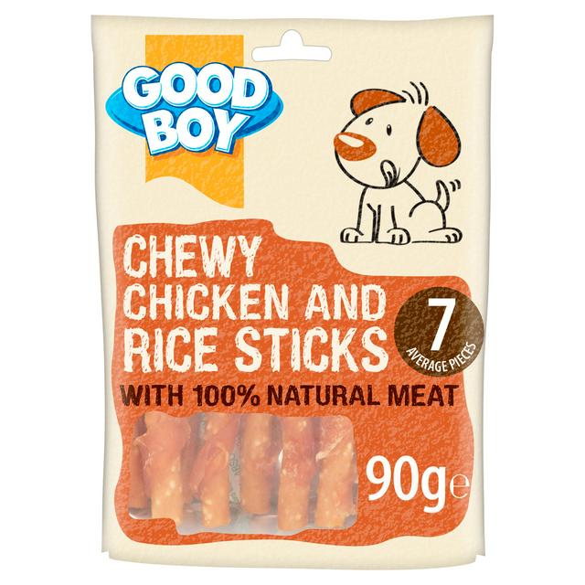 Good Boy Chewy Chicken and Rice Sticks 90g Sainsbury s