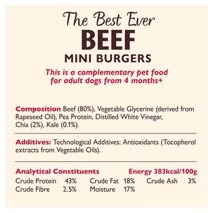Lily's Kitchen The Best Ever Beef Mini Burgers Dog Treats 70g - gallery image 4