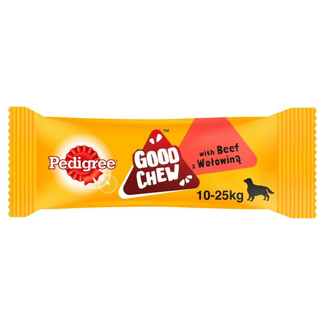 Pedigree Good Chew Adult 1+ Low Fat Medium Dog Treat Beef 88g