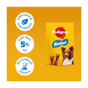 Pedigree Rodeo Adult Dog Treats Chicken Sticks x7 123g - gallery image 3