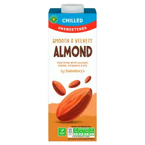 Sainsbury's Unsweetened Almond Drink 1L