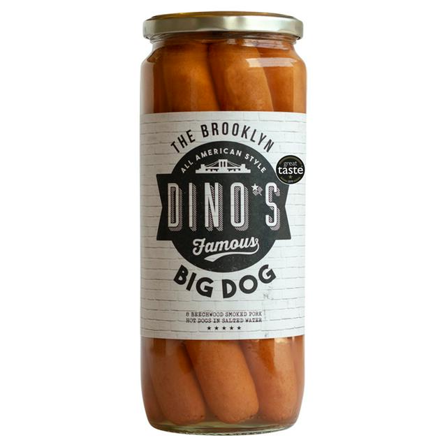 Brooklyn Dino's Famous Big Dogs Beechwood Smoked Pork 720g