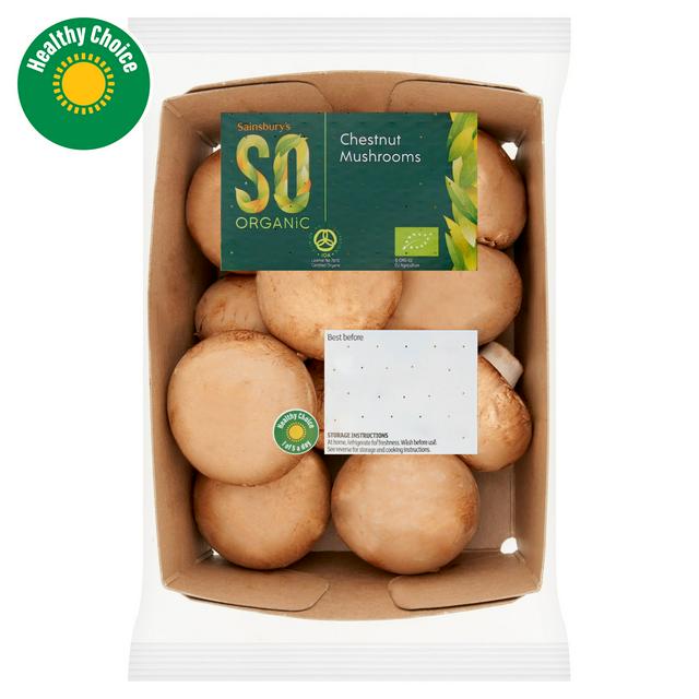 Sainsburys 300g Chestnut Mushrooms, SO Organic