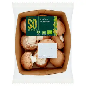 So Chestnut Mushrooms, Organic 300g