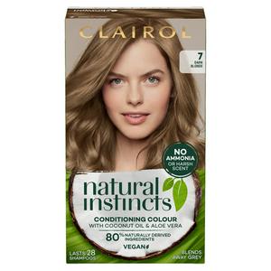 Clairol Natural Instincts Semi-Permanent Hair Dye Dark Blonde 7 |  Sainsbury's