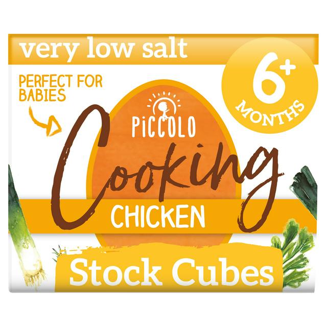 Piccolo Organic Cooking Stock Cubes Chicken 6 x 8g 6 Months+