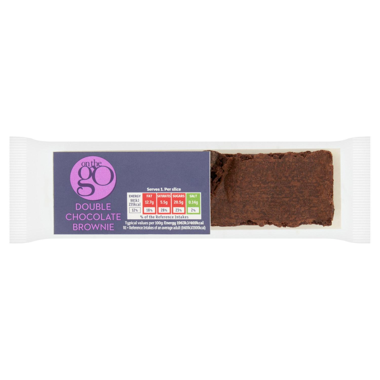 Sainsbury's Double Chocolate Brownie 50g