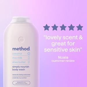 Method Simply Nourish Body Wash 532ml - gallery image 6