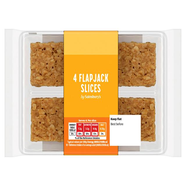 Sainsbury's Flapjack Cake Slices x4 Sainsbury's