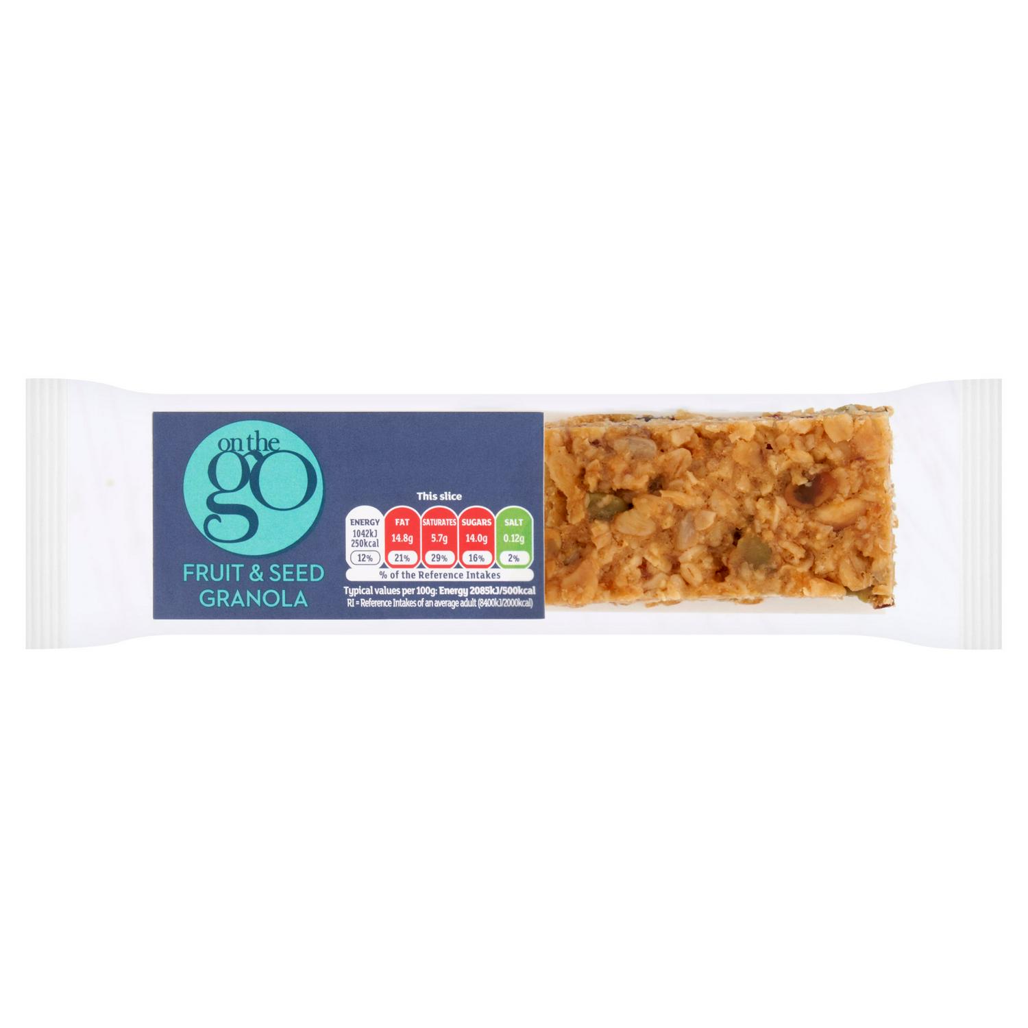 Sainsbury's Fruit & Seed Granola Slice 50g