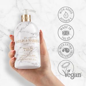 Baylis & Harding Elements White Tea & Neroli Luxury Hand Wash 500ml - gallery image 2