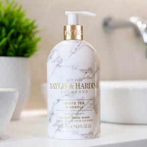 Baylis & Harding Elements White Tea & Neroli Luxury Hand Wash 500ml - gallery image 3