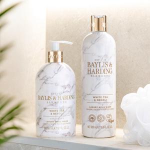 Baylis & Harding Elements White Tea & Neroli Luxury Hand Wash 500ml - gallery image 4