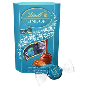 Lindt Lindor Salted Caramel Chocolate Truffles Box 200g - gallery image 2