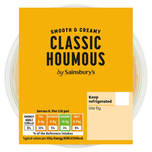 Sainsburys Sainsbury's Creamy Classic Houmous 315g