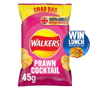 Walkers Prawn Cocktail Crisps 45g