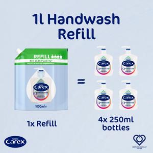 Carex 1L Moisture Antibacterial Hand Wash Refill Pack - gallery image 3