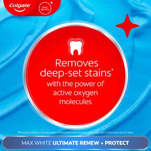 Colgate Max White Ultimate Renewal Teeth Whitening Toothpaste 75ml - gallery image 6