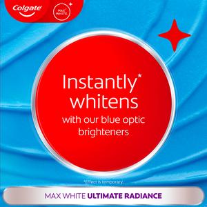 Colgate Max White Ultimate Radiance Teeth Whitening Toothpaste 75ml - gallery image 4