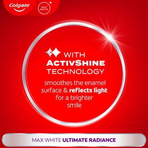 Colgate Max White Ultimate Radiance Teeth Whitening Toothpaste 75ml - gallery image 5