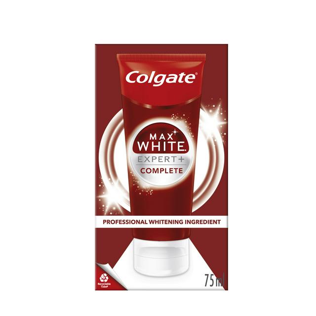 Colgate Max White Expert Complete Whitening Toothpaste 75ml Sainsbury S