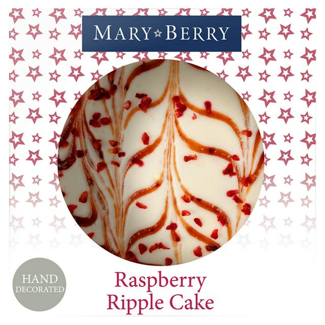 Mary Berry S Raspberry Ripple Cake 425g Serves 6 Sainsbury S