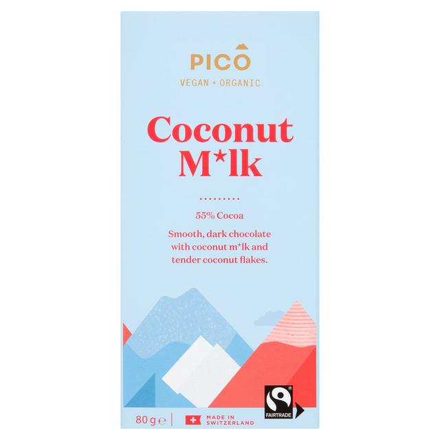 Pico Fairtrade Organic Coconut Milk Chocolate Bar 80g Sainsbury S