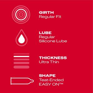 Durex Thin Feel Ultra Thin Condoms x12 - gallery image 3